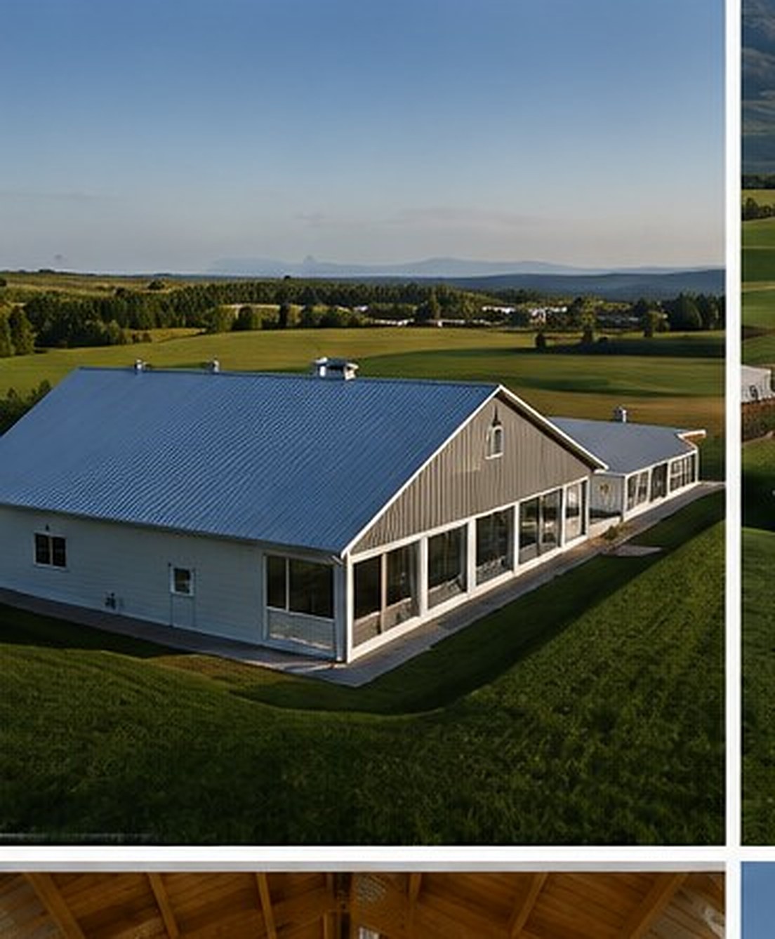 Agricultural barn building