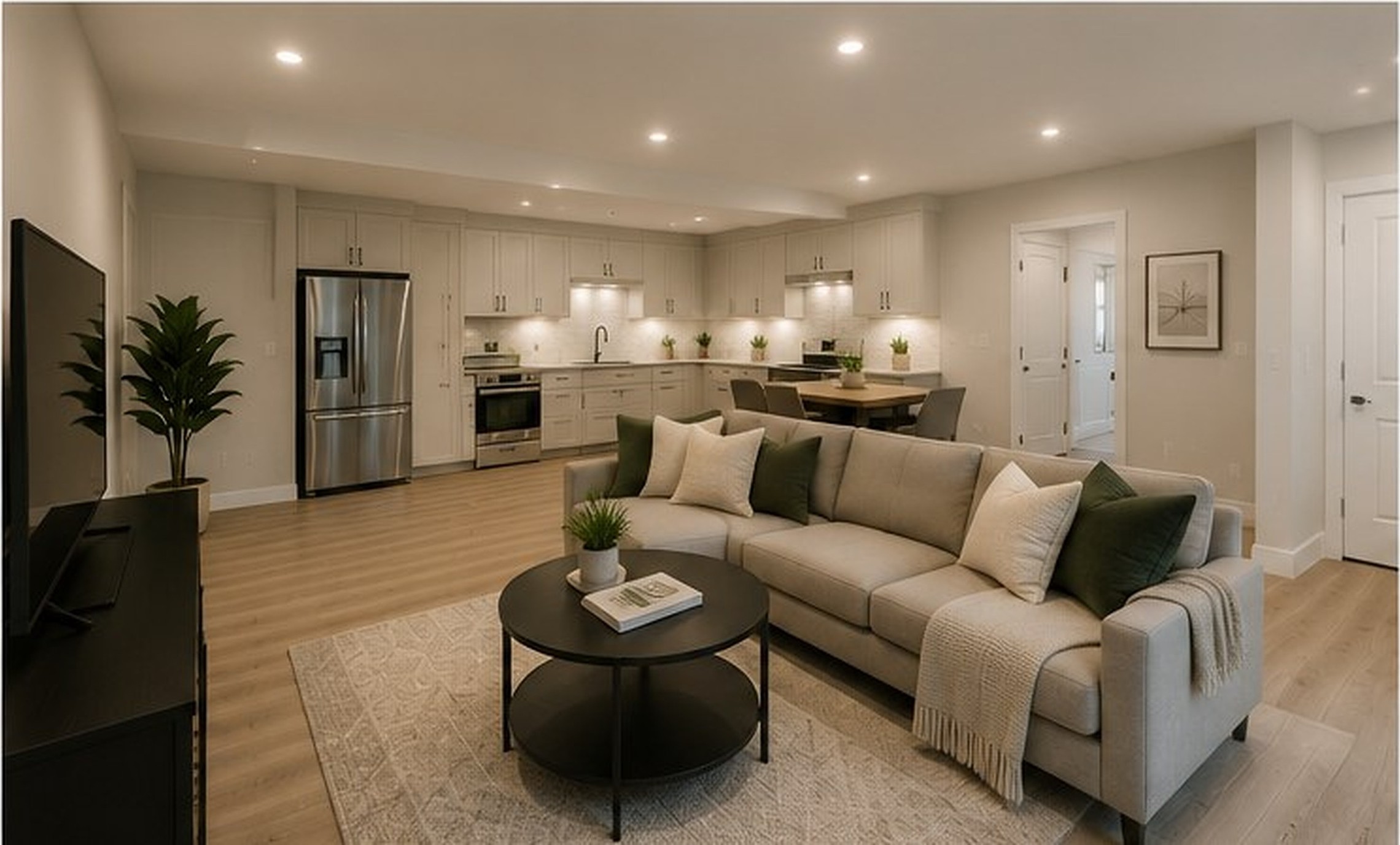 Basement after renovation