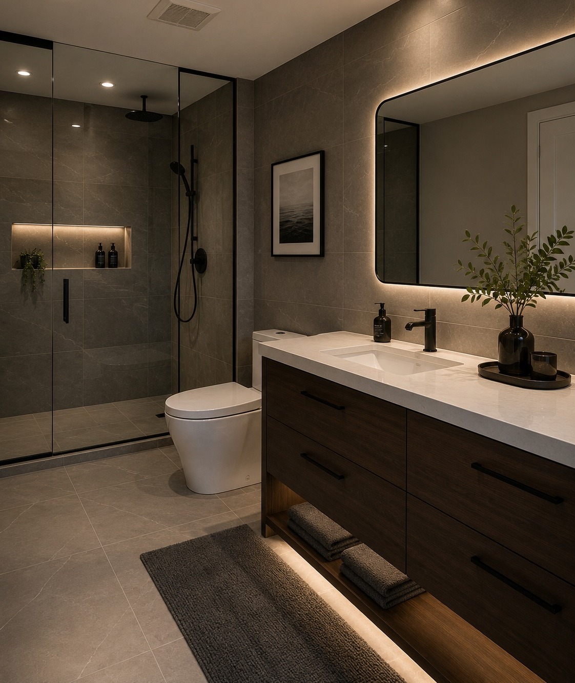 Bathroom after renovation