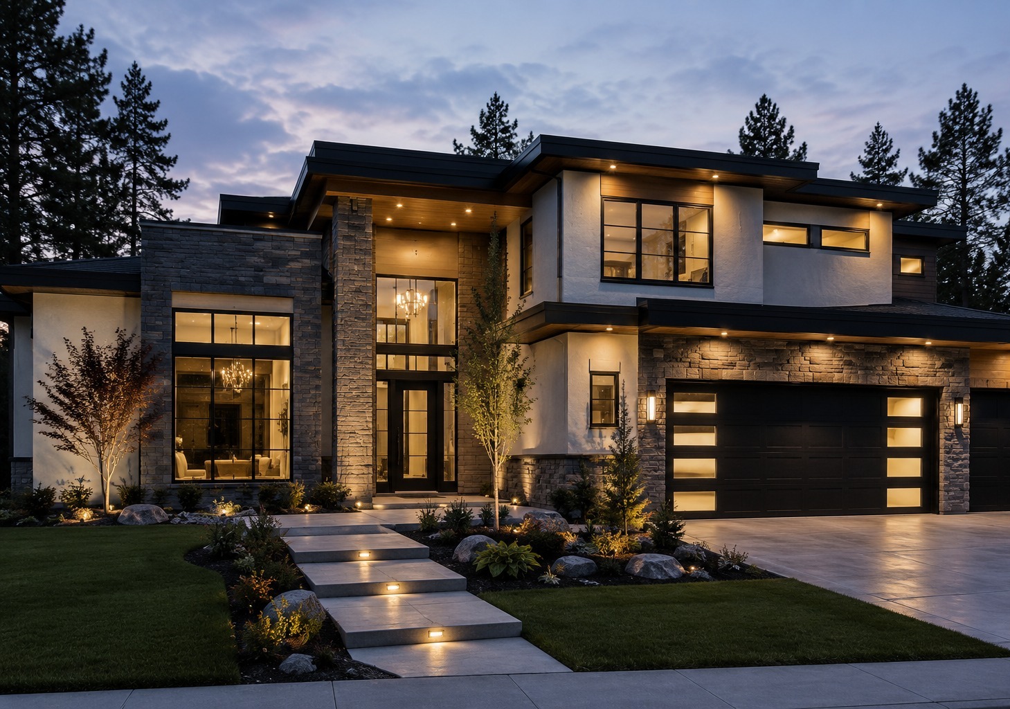 Custom home exterior Fraser Valley