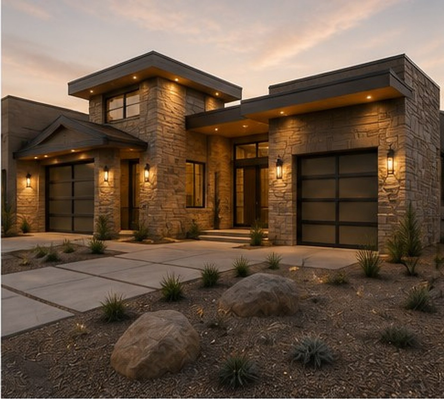 Custom home exterior BC