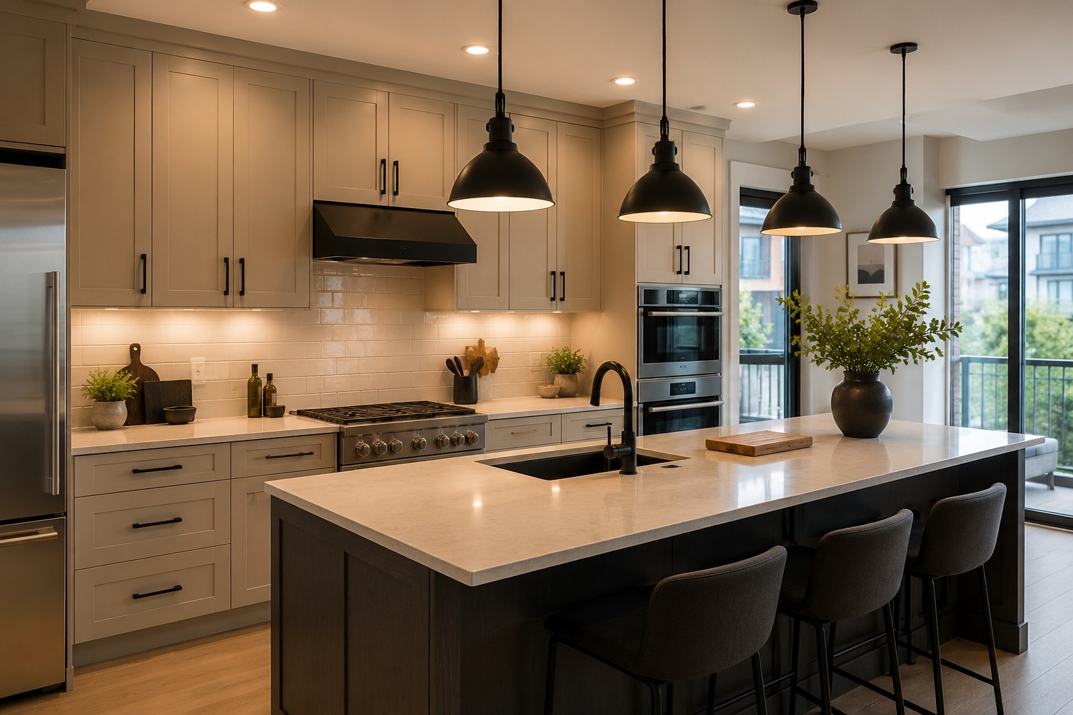 Kitchen after renovation