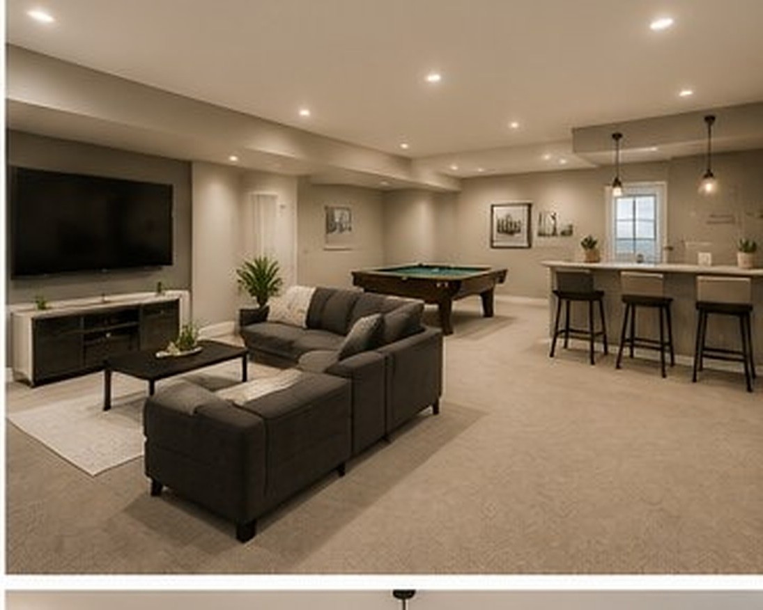 Basement before renovation